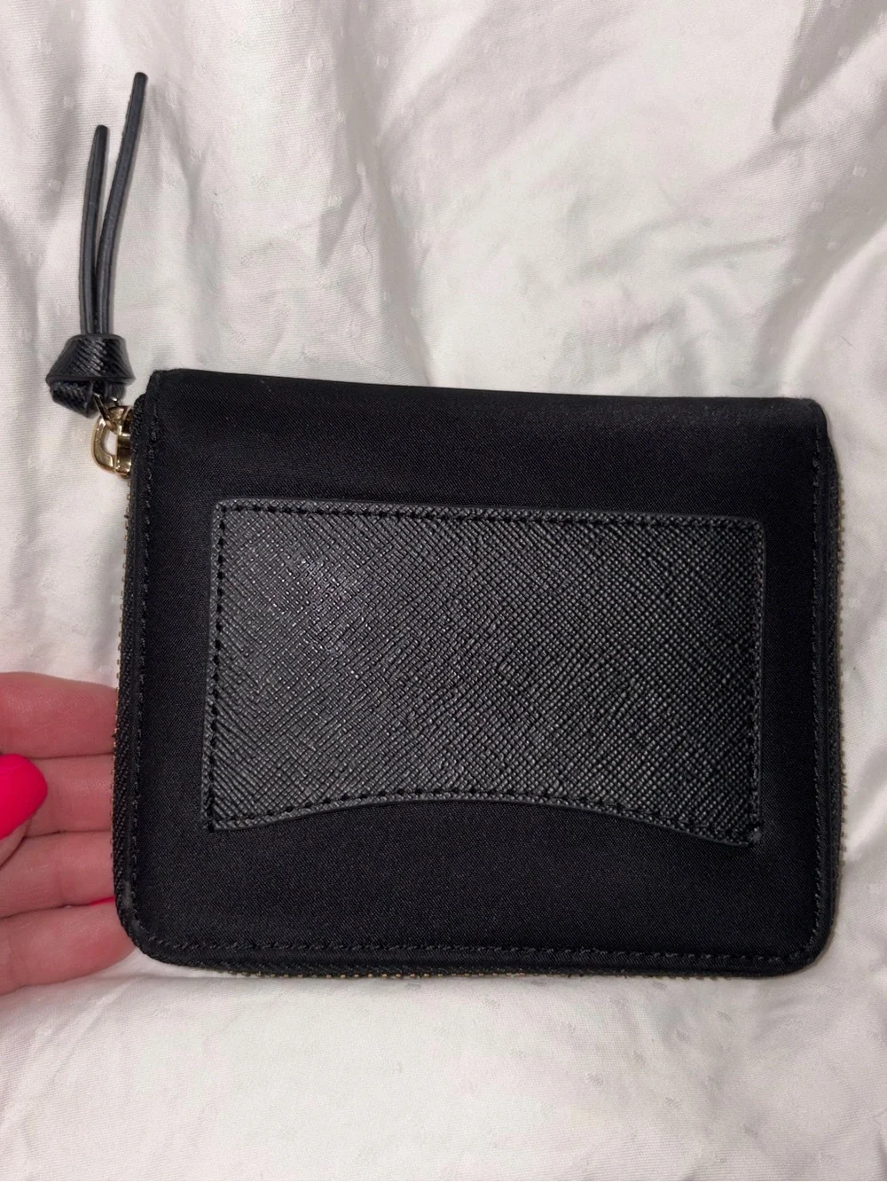 Kate Spade Darci Wilson Road Zip Around Nylon Wallet Black